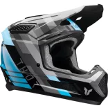 bukósisak enduro THOR Fleet Camber kék/fekete/szürke