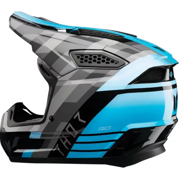 bukósisak enduro THOR Fleet Camber kék/fekete/szürke
