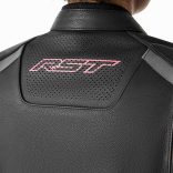 bőrdzseki női RST S1 D3O Leather - fekete/pink