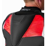 bőrdzseki RST Tractech Evo D3O - fekete/fluo piros