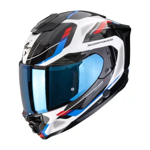 bukósisak zárt SCORPION EXO-1500 AIR SLEEK White-Red-Blue