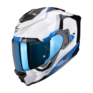 bukósisak zárt SCORPION EXO-1500 AIR ARENA White-Blue