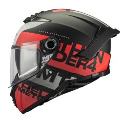   bukósisak zárt MT THUNDER 4 SV WAVES B5 MATT FEKETE / PIROS / SZÜRKE (22.06)