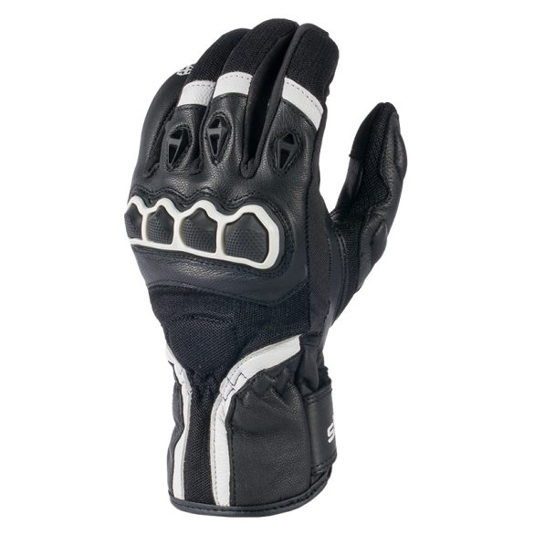 Sixgear Zefir motoros kesztyű Fekete/Fehér