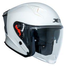 bukósisak nyitott JET LEAD fehér 