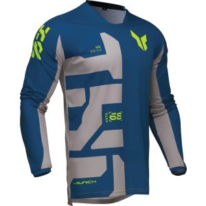 cross mez THOR Launchmode Forge Jersey szürke-kék
