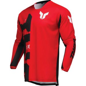 cross mez THOR Launchmode Forge Jersey piros-fekete
