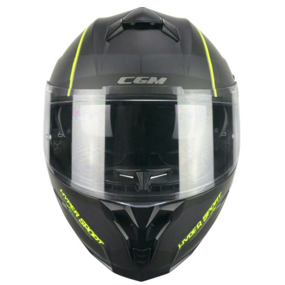 Bukósisak CGM 321G ATOM SPORT Matt Fekete/Fluo 