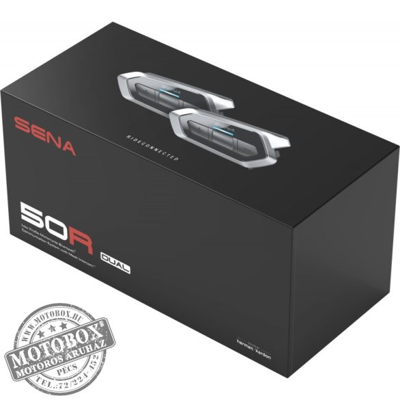 SENA 50R DUPLA szett MESH kommunikáció a Harman Kardon prémium hangrendszerével