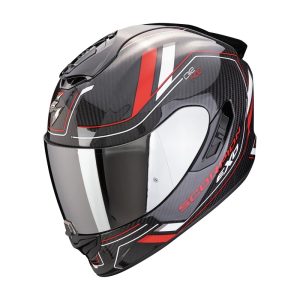 bukósisak zárt SCORPION EXO-1400 EVO II Carbon MIRAGE black/white/red