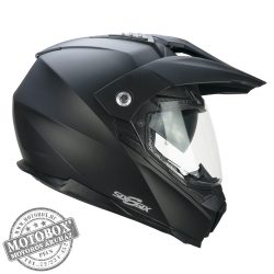 CGM 666A TWIN MONO Matt Fekete motoros bukósisak