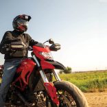 CGM 666G TWIN RANGER Matt Fekete/Piros motoros bukósisak