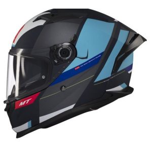 bukósisak zárt MT BRAKER SV CHENTO C7 MATT FEKETE / FEHÉR / KÉK (22.06)