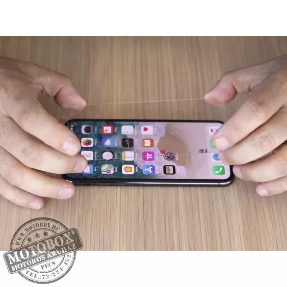 APPLE iPhone 8 Plus/7 Plus/6 Plus/6s Plus QUAD LOCK kijelzővédő üvegfólia
