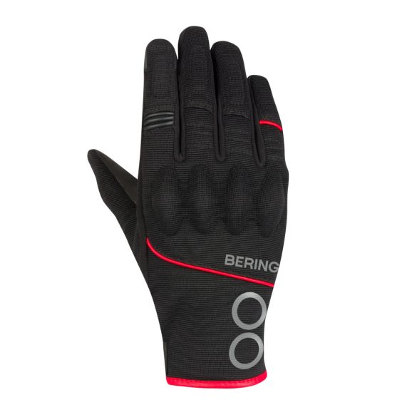 BERING NASSAU motoros kesztyű FEKETE-PIROS