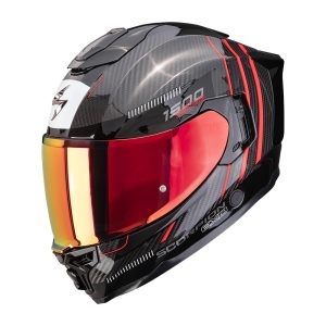 bukósisak zárt SCORPION EXO-1500 CARBON AIR ZITY BLACK/RED