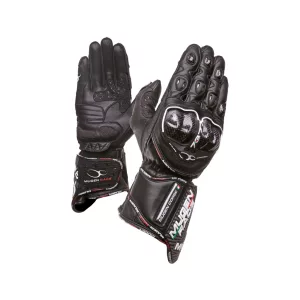 kesztyű bőr sport MUGENRACE BORNEW Black