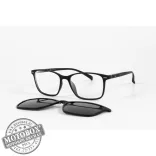 Szemüvegkeret sisakos szárral + utcai szár + Clip-On MOTOEYE H0002-C1 Fekete, Fekete