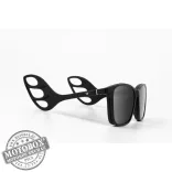 Szemüvegkeret sisakos szárral + utcai szár + Clip-On MOTOEYE H0002-C1 Fekete, Fekete