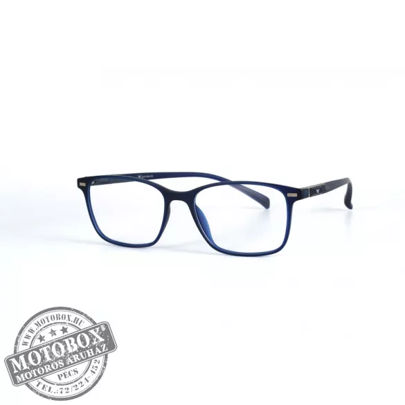 Szemüvegkeret sisakos szárral + utcai szár + Clip-On MOTOEYE H0002-C2 Kék, Átlátszó kék