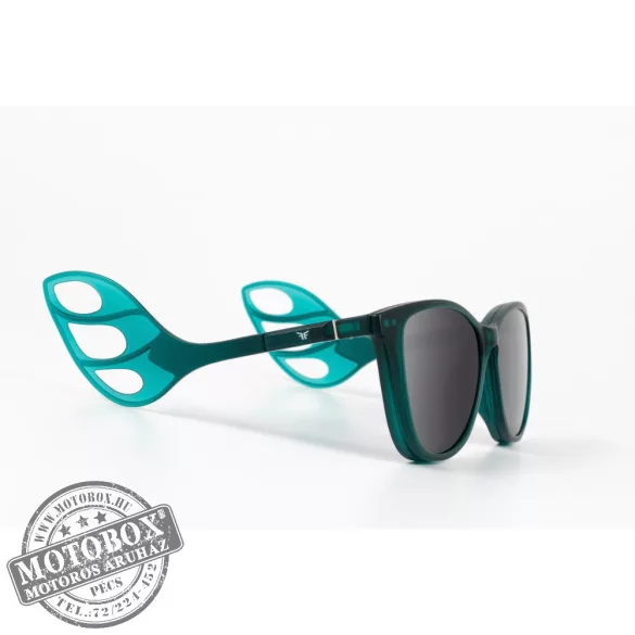 Szemüvegkeret sisakos szárral + utcai szár + Clip-On MOTOEYE H0003-C2 Zöld, Átlátszó zöld