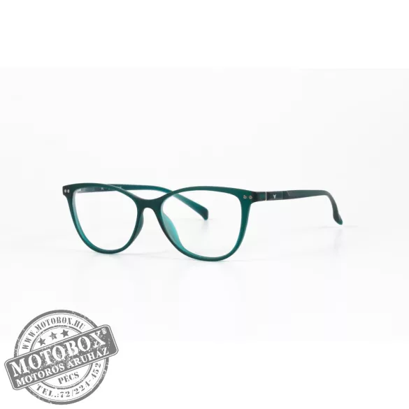 Szemüvegkeret sisakos szárral + utcai szár + Clip-On MOTOEYE H0003-C2 Zöld, Átlátszó zöld