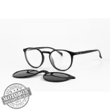 Szemüvegkeret sisakos szárral + utcai szár + Clip-On MOTOEYE H0004-C1 Fekete, Fekete