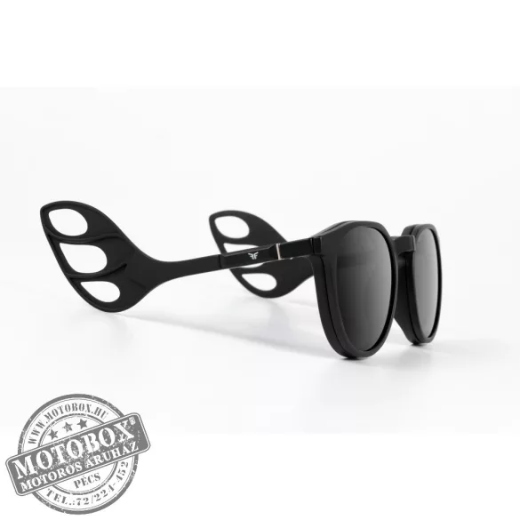 Szemüvegkeret sisakos szárral + utcai szár + Clip-On MOTOEYE H0004-C1 Fekete, Fekete