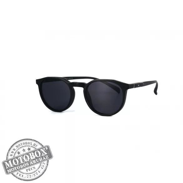 Szemüvegkeret sisakos szárral + utcai szár + Clip-On MOTOEYE H0004-C1 Fekete, Fekete