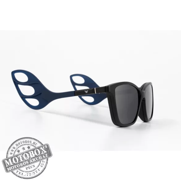 Szemüvegkeret sisakos szárral + utcai szár + Clip-On MOTOEYE H0005-C1 Fekete, Kék