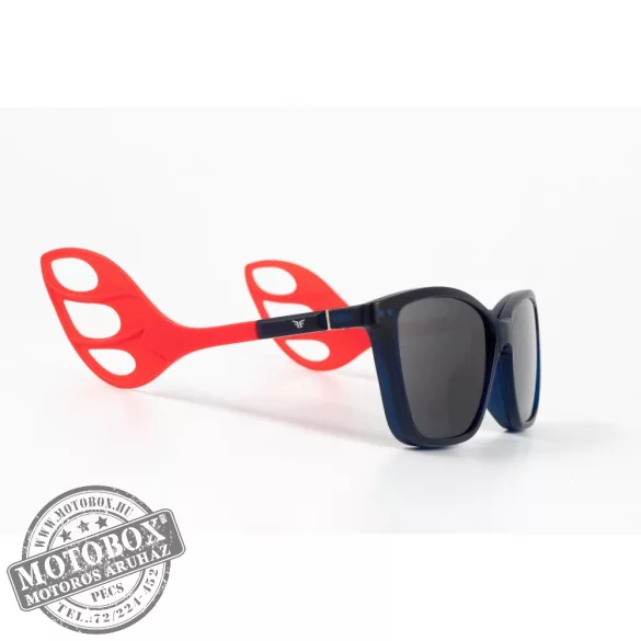 Szemüvegkeret sisakos szárral + utcai szár + Clip-On MOTOEYE H0005-C2 Kék, Piros