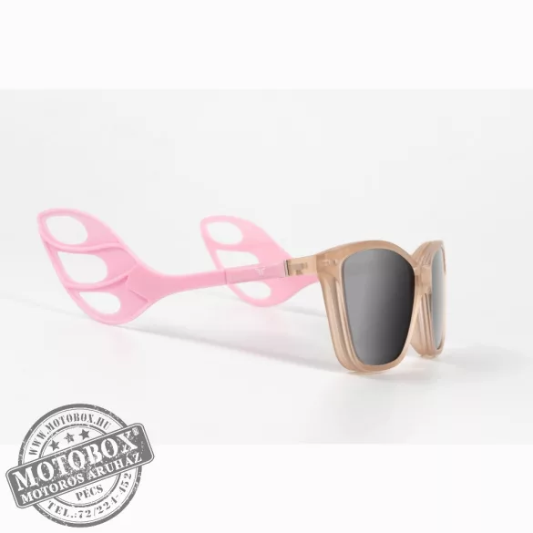 Szemüvegkeret sisakos szárral + utcai szár + Clip-On MOTOEYE H0005-C3 Átlátszó, Rózsaszín