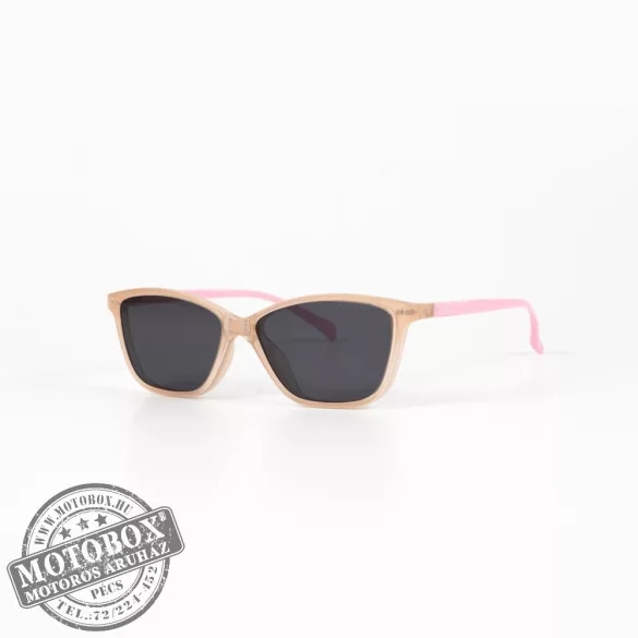 Szemüvegkeret sisakos szárral + utcai szár + Clip-On MOTOEYE H0005-C3 Átlátszó, Rózsaszín