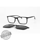 Szemüvegkeret sisakos szárral + utcai szár + Clip-On MOTOEYE H0006-C1 Fekete, Fekete