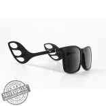 Szemüvegkeret sisakos szárral + utcai szár + Clip-On MOTOEYE H0006-C1 Fekete, Fekete