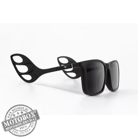 Szemüvegkeret sisakos szárral + utcai szár + Clip-On MOTOEYE H0006-C1 Fekete, Fekete