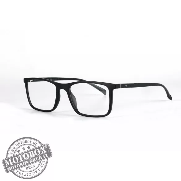 Szemüvegkeret sisakos szárral + utcai szár + Clip-On MOTOEYE H0006-C1 Fekete, Fekete
