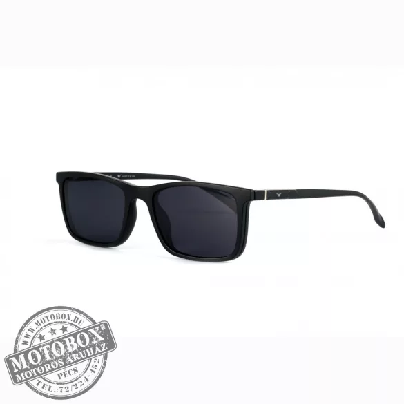 Szemüvegkeret sisakos szárral + utcai szár + Clip-On MOTOEYE H0006-C1 Fekete, Fekete