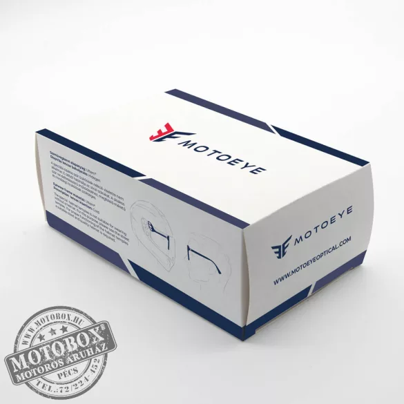 Szemüvegkeret sisakos szárral + utcai szár + Clip-On MOTOEYE H0006-C1 Fekete, Fekete