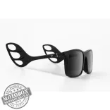 Szemüvegkeret sisakos szárral + utcai szár + Clip-On MOTOEYE H0007-C1 Fekete, Fekete