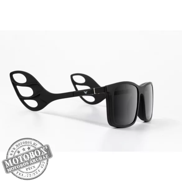 Szemüvegkeret sisakos szárral + utcai szár + Clip-On MOTOEYE H0007-C1 Fekete, Fekete