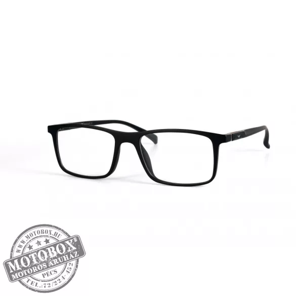 Szemüvegkeret sisakos szárral + utcai szár + Clip-On MOTOEYE H0007-C1 Fekete, Fekete