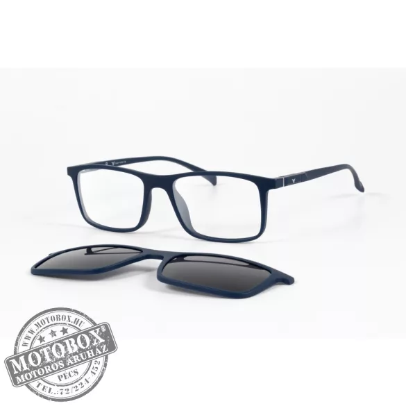 Szemüvegkeret sisakos szárral + utcai szár + Clip-On MOTOEYE H0007-C2 Kék, Kék