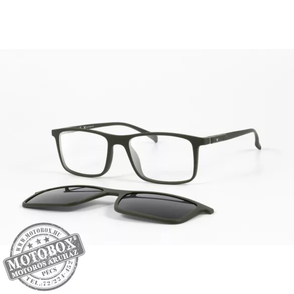 Szemüvegkeret sisakos szárral + utcai szár + Clip-On MOTOEYE H0007-C3 Khaki, Khaki