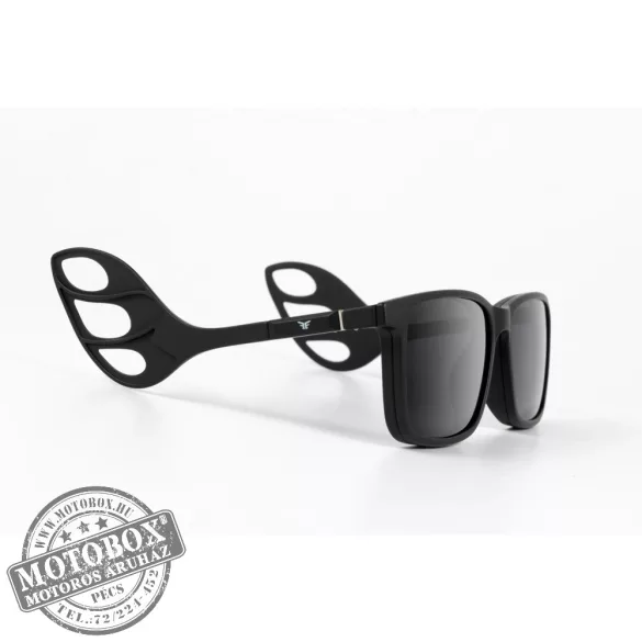 Szemüvegkeret sisakos szárral + utcai szár + Clip-On MOTOEYE H0008-C1 Fekete, Fekete