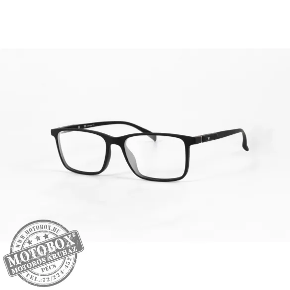 Szemüvegkeret sisakos szárral + utcai szár + Clip-On MOTOEYE H0008-C1 Fekete, Fekete
