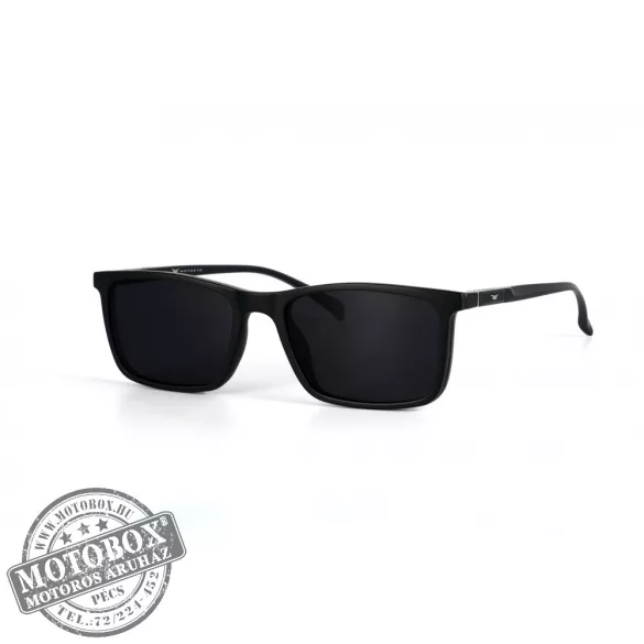 Szemüvegkeret sisakos szárral + utcai szár + Clip-On MOTOEYE H0008-C1 Fekete, Fekete