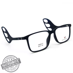 Szemüvegkeret sisakos szárral + utcai szár + Clip-On MOTOEYE H0008-C2 Kék, Kék