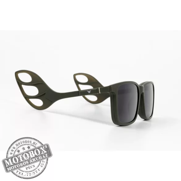 Szemüvegkeret sisakos szárral + utcai szár + Clip-On MOTOEYE H0008-C3 Khaki, Khaki