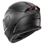 Shark bukósisak - Skwal i3 - Blank sp mat BEÉPÍTETT FÉKLÁMPÁVAL, MATT SÖTÉTSZÜRKE-FEKETE-EZÜST